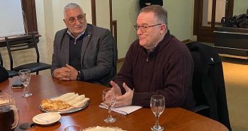 Ministro de Seguridad se reunión en la Asociación Empresaria de Rosario.