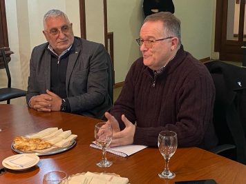 Ministro de Seguridad se reunión en la Asociación Empresaria de Rosario.